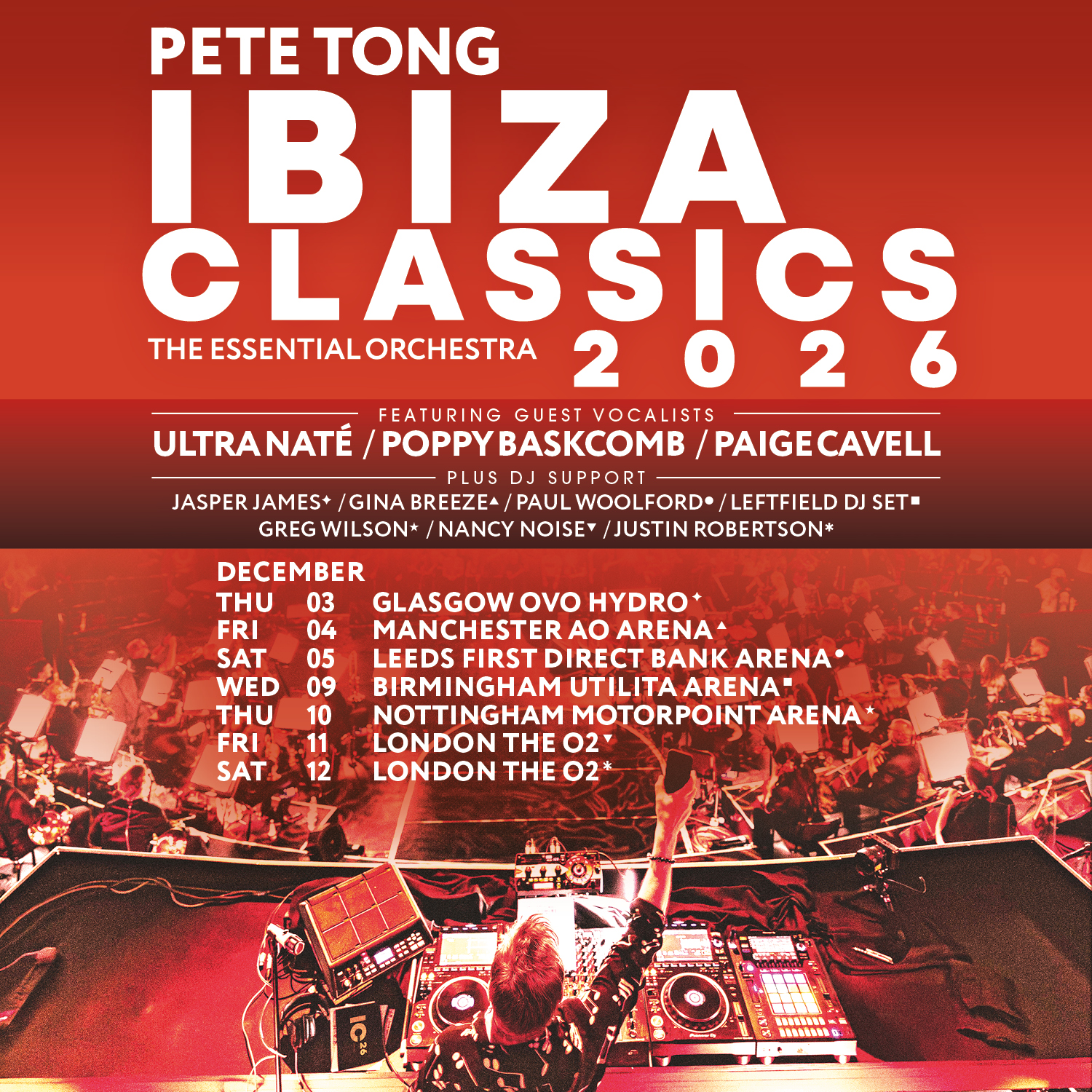 Ibiza Classics Winter Tour – Supports Announced